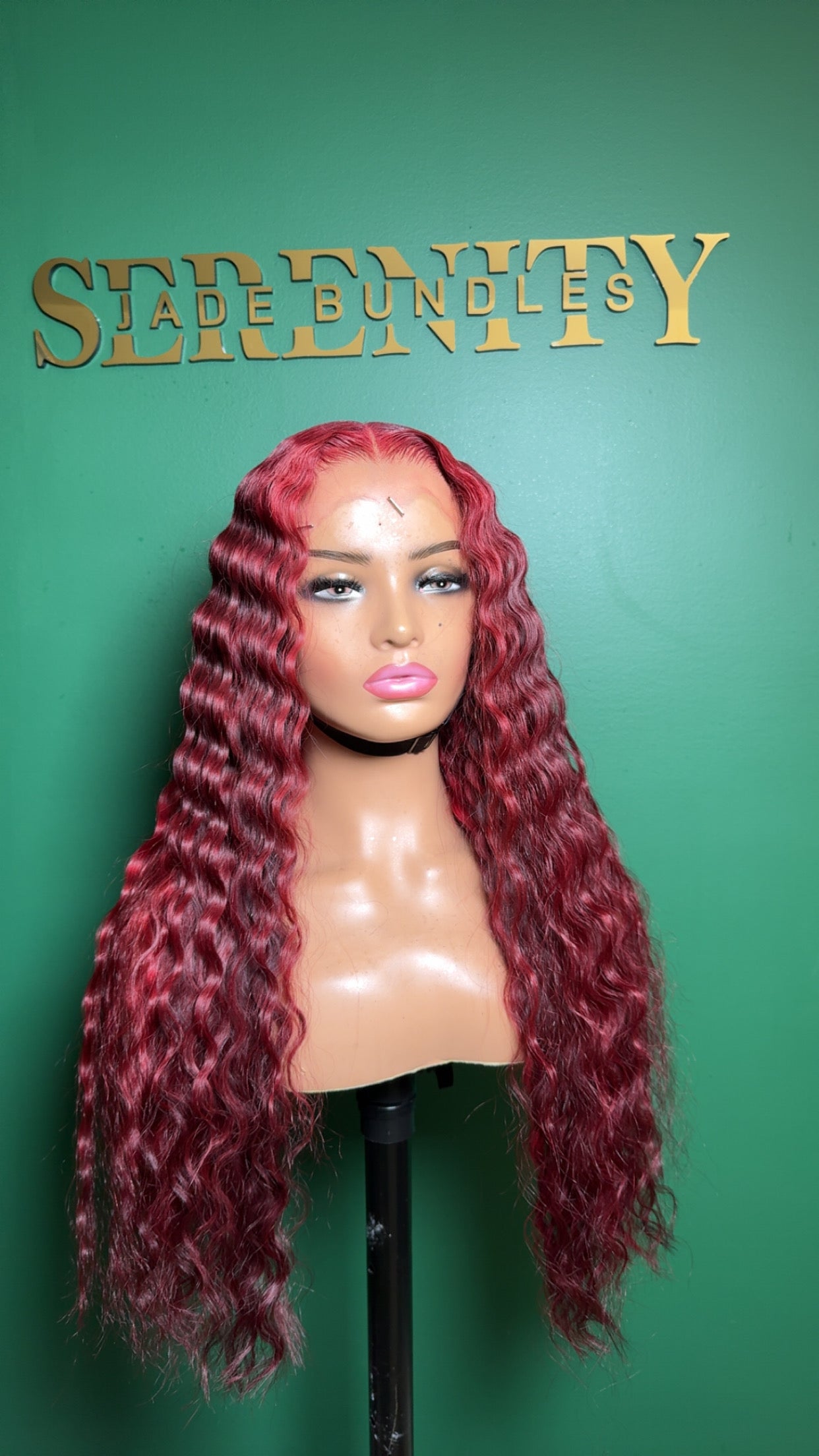 5x5 HD Red Wig