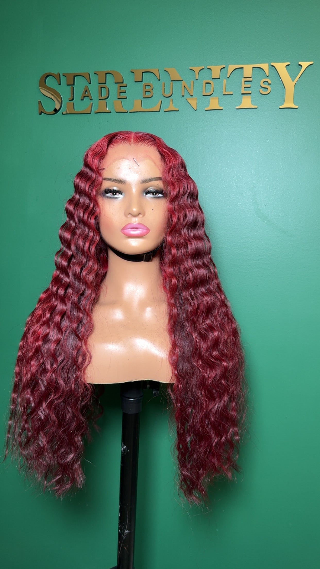 5x5 HD Red Wig