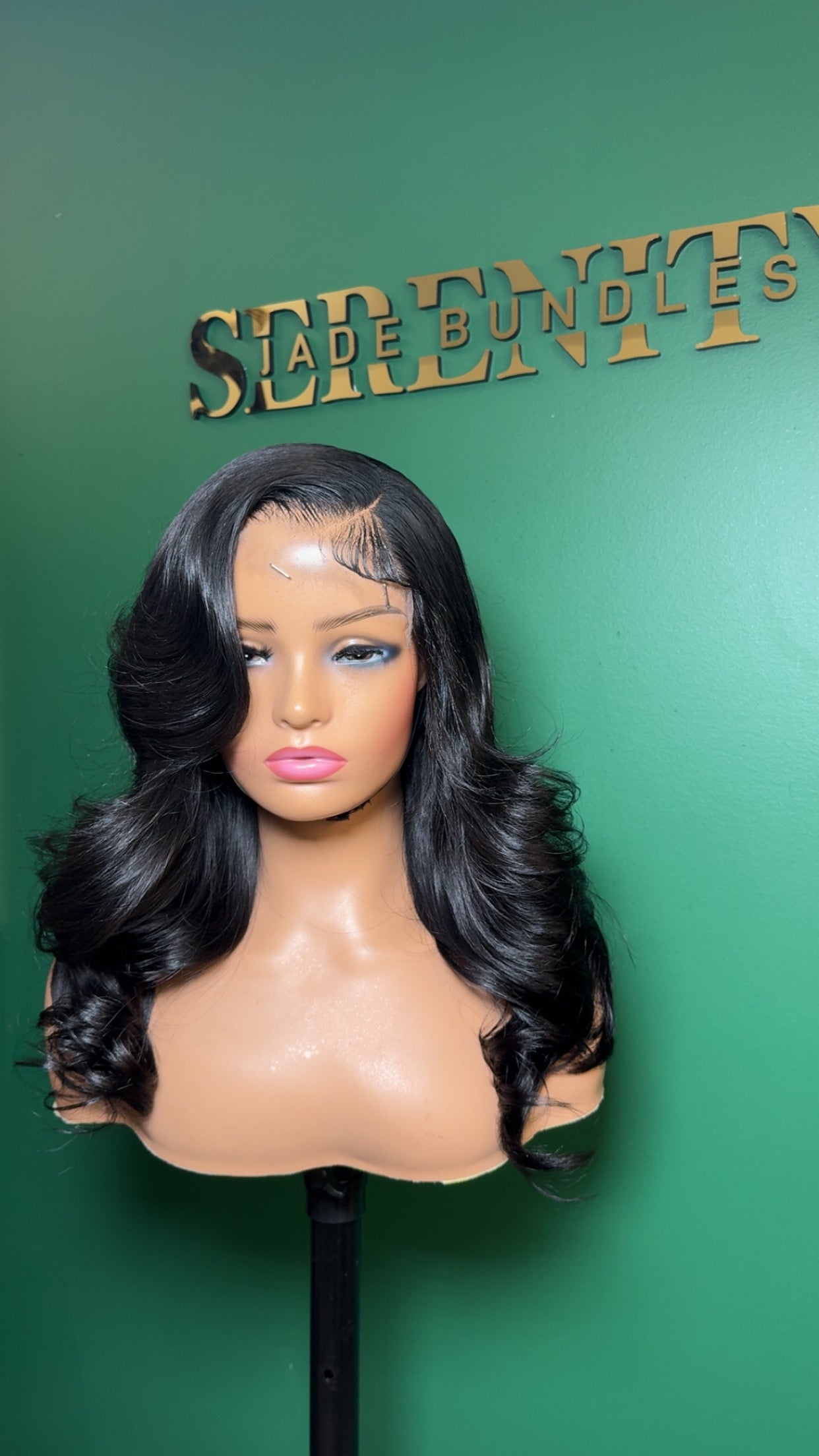 5x5 HD Jet Black Wig