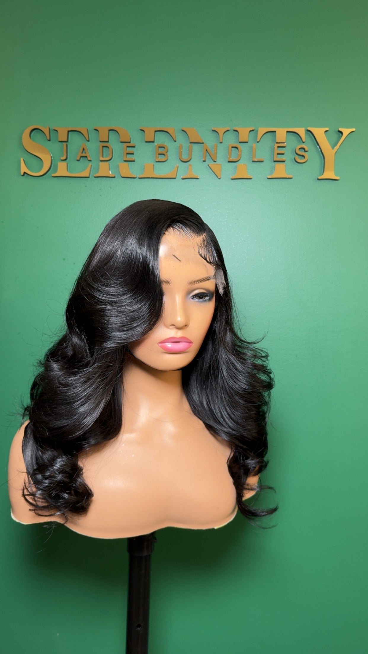 5x5 HD Jet Black Wig