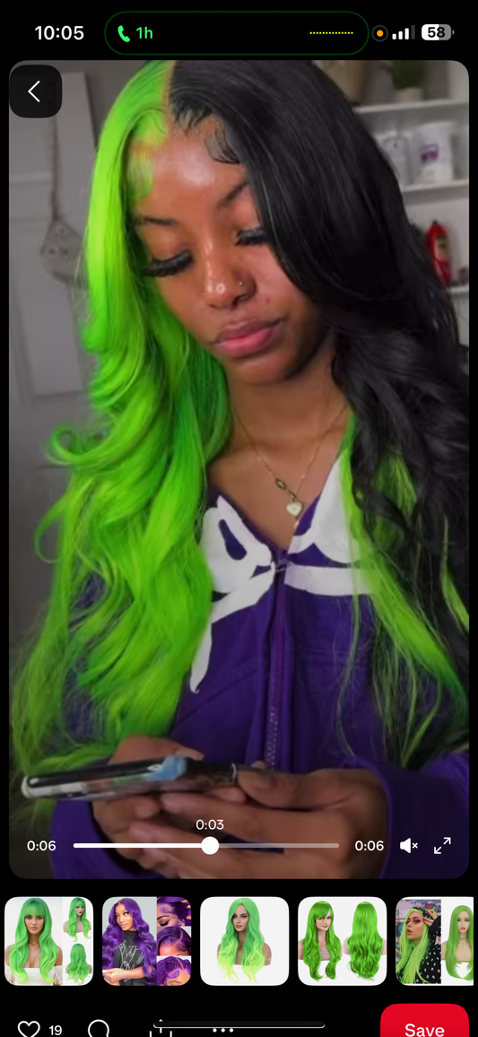 5x5 hd pre made wig