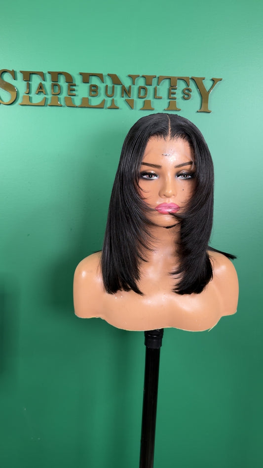 5x5 HD Jet Black Wig