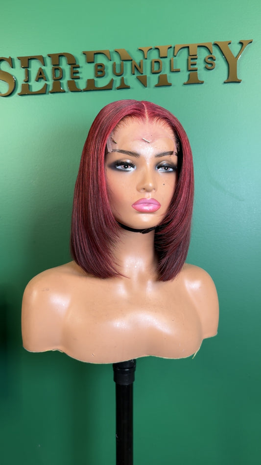 5x5 HD Bob Red Wig